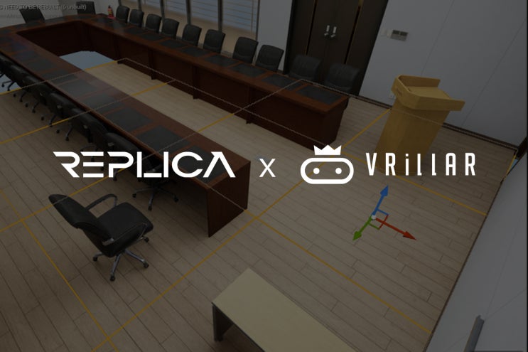  5층 건물 사옥 Digital Twin 서비스 (N사 본사 건물 내외부) - REPLICA x VRILLAR