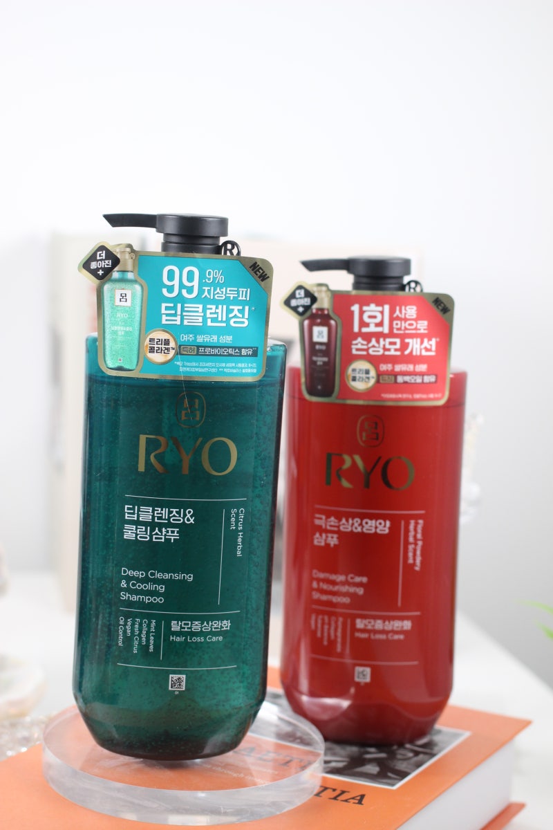 탈모예방샴푸 추천 탈모증상완화 추가로 새로워진 려 함빛&청아리뷰 (이벤트 포함)