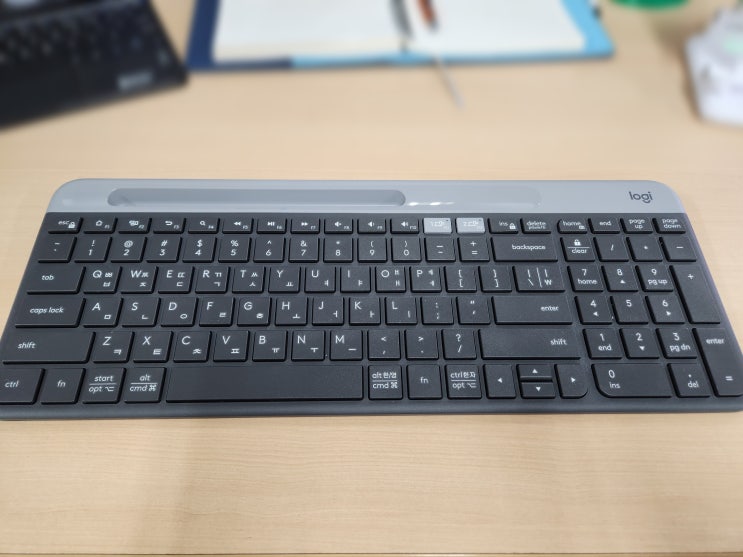  로지텍 K580 슬림 2ch 멀티 저소음 블루투스 키보드 사용 후기, 연결 방법, 장단점