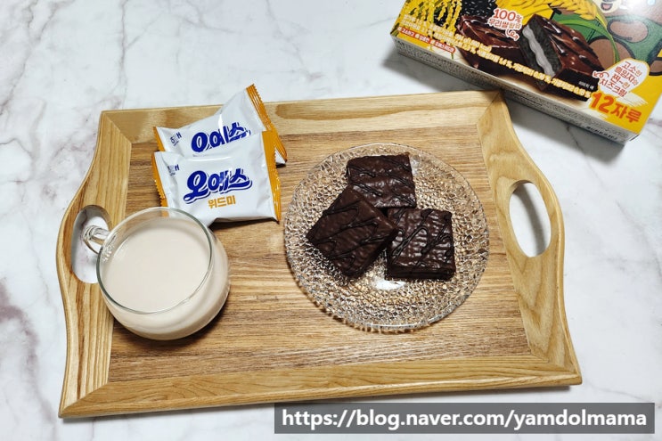  맛있는 신상과자 해태신제품 오예스 with 米