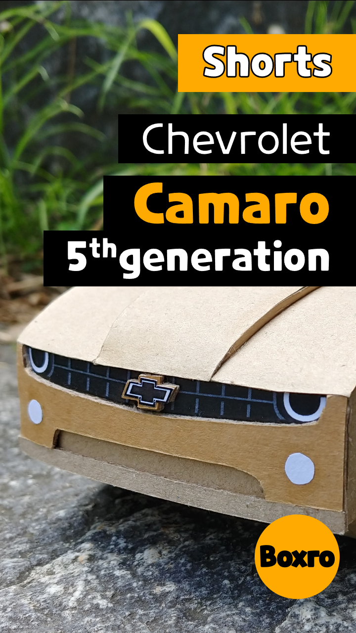  쇼츠13.쉐보레 카마로 5세대 | Chevrolet Camaro(fifth generation) made of cardboard