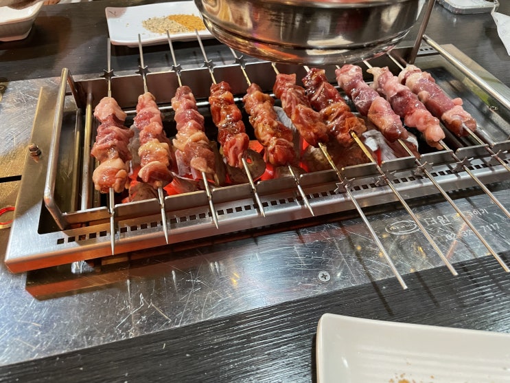  [제주맛집] 제주 노형동 아이랑 갈만한 곳 양꼬치 맛집 화산양꼬치 노형점