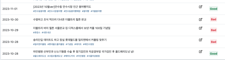  웨어이즈포스트 bad로 뜨는 포스팅 어떻게 해야할까