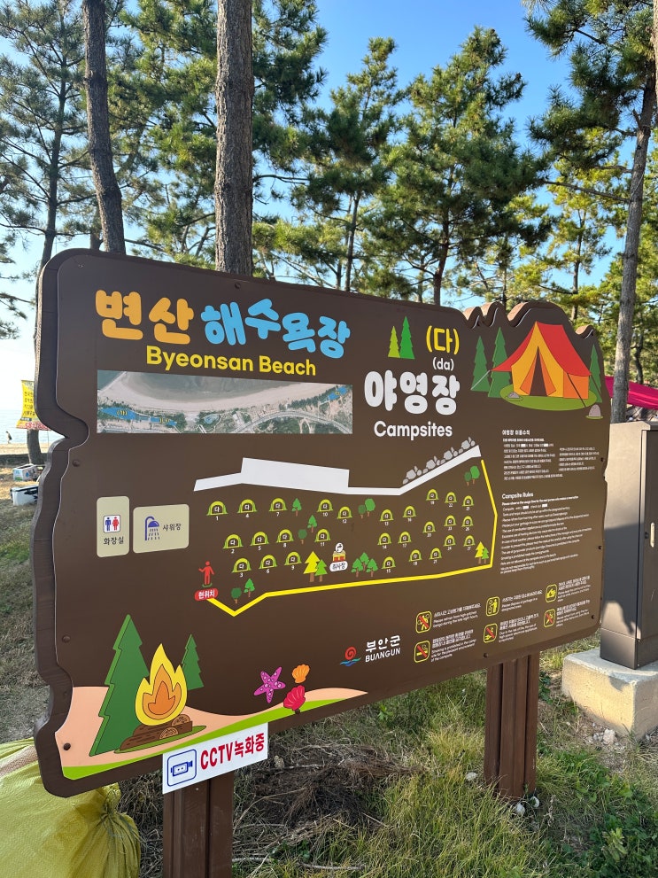  [부안 여행] 바닷가와 가까워서 뷰가 좋고, 조개 캐기 체험으로 유명한 캠핑장 '변산해수욕장 야영장' 1편