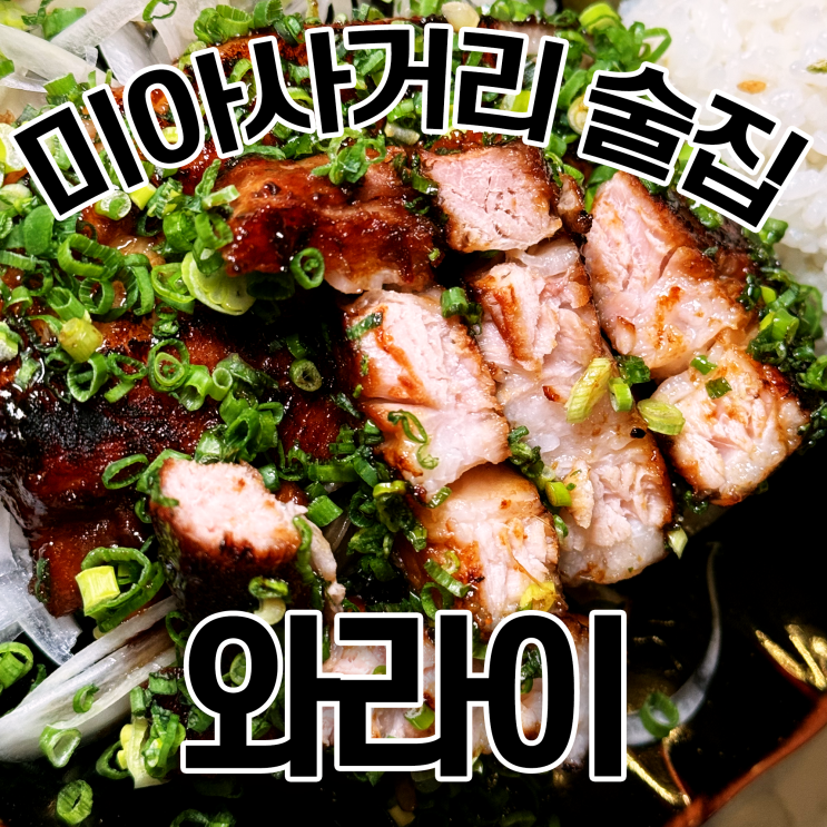  미아사거리역 이자카야 와라이 특별한 쇼가야끼
