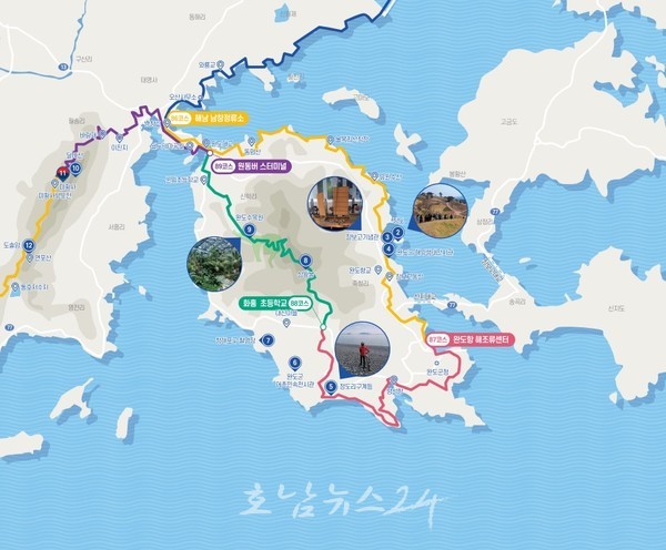  걷는 내내 바다와 숲 힐링 가득, 완도 남파랑길로 오세요!