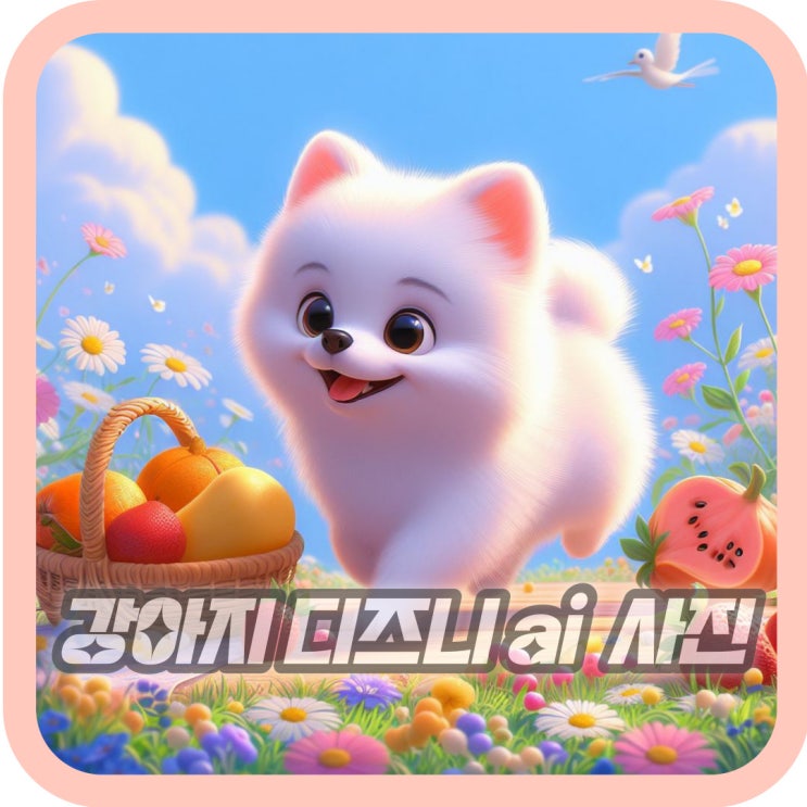  강아지 디즈니 ai 포스터 만드는 방법 bing ai