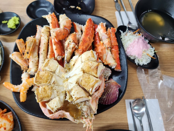  킹크랩 시세 반값 가격 수원 농수산물시장 내돈내산