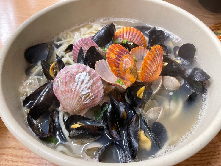  송정애견동반식당 이가솜씨 송정물총칼국수