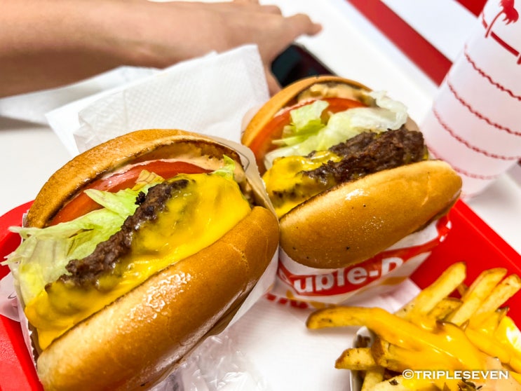 인앤아웃버거(IN-N-OUT) 로스엔젤레스 후기! 할리우드 근처 인앤아웃버거!