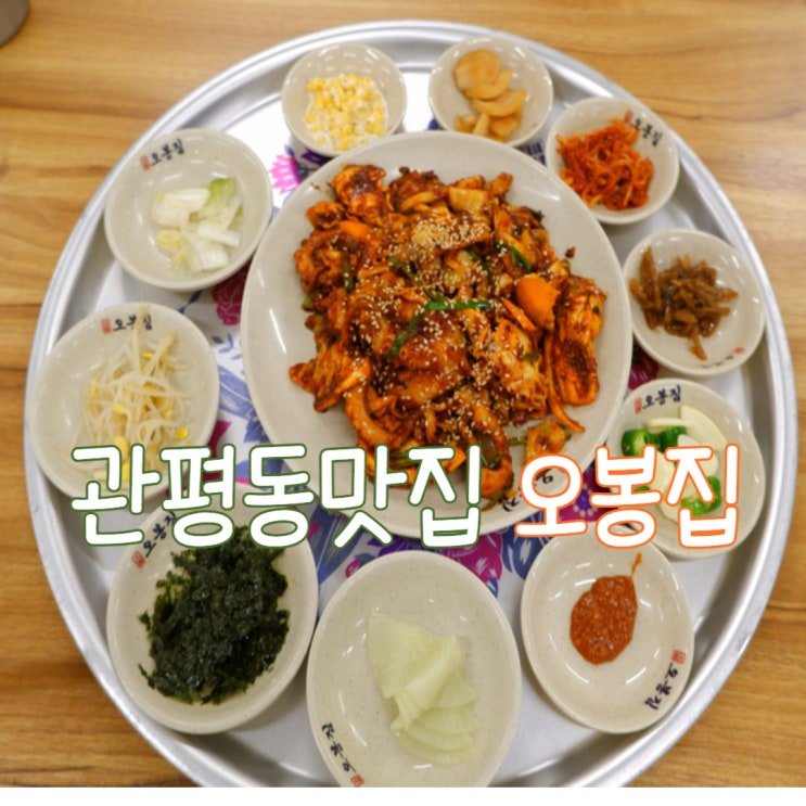  관평동술집 오봉집 가브리수육 낙지볶음 맛집