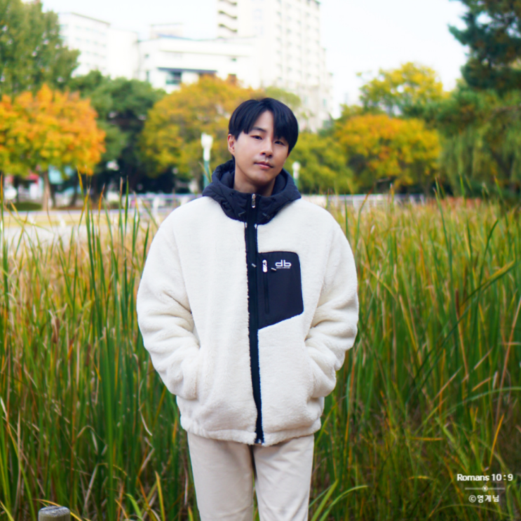  돕 (daub) 플리스 후드 집업 자켓을 활용한 가을 겨울 코디
