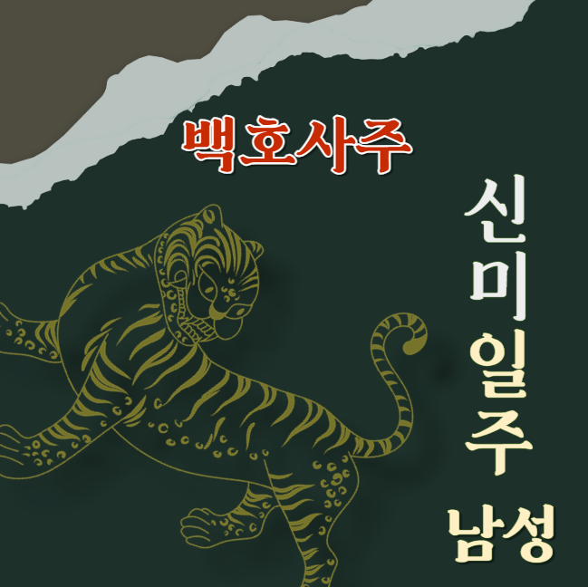  신미일주 (辛未) 남성에 대해 알아봅니다.
