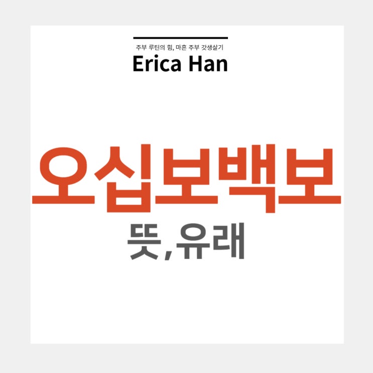  오십보백보 뜻 유래 및 관련 한자 사자성어 고사성어 천편일률 부국강병 비슷한 한자 대동소이