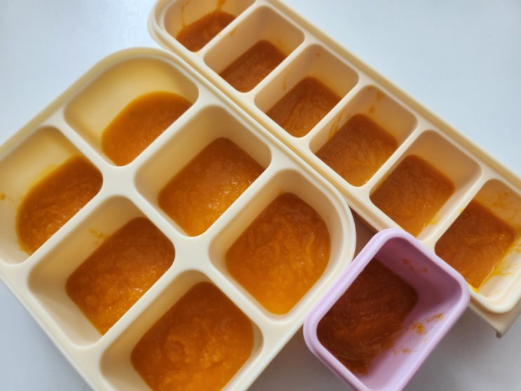  [베이비무브 단호박] 초기 이유식 단호박 큐브