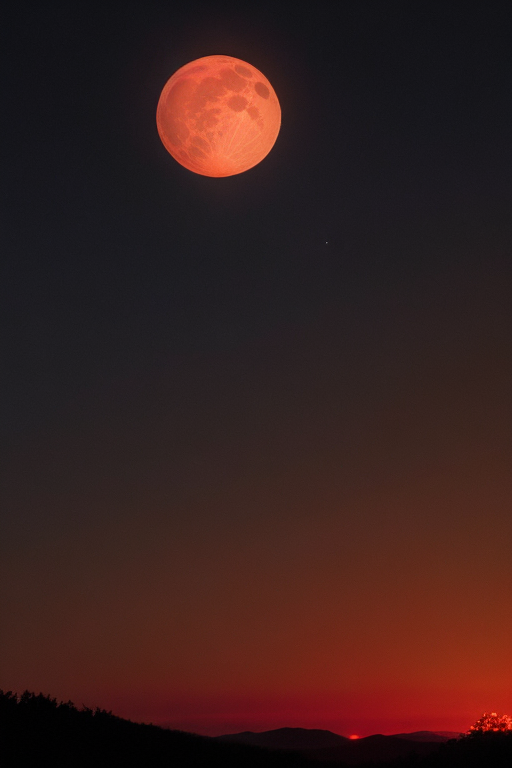 [Ai Greem] 배경_달 123: 월식, 적월, 붉은 달 스마트폰 배경 무료 이미지