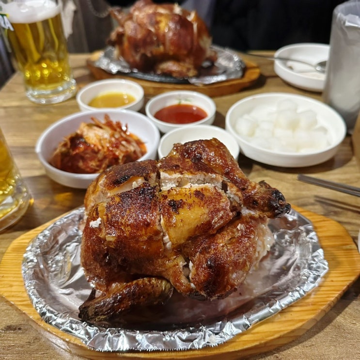 11월만 되면 찾아가는 한남동 한방통닭 오픈런 1인 1닭 생맥주 리뷰.