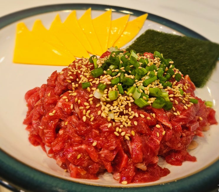  간단 술안주 5분 컷 가능한 육회 레시피