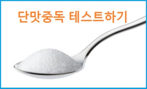  단맛중독 당 줄이기
