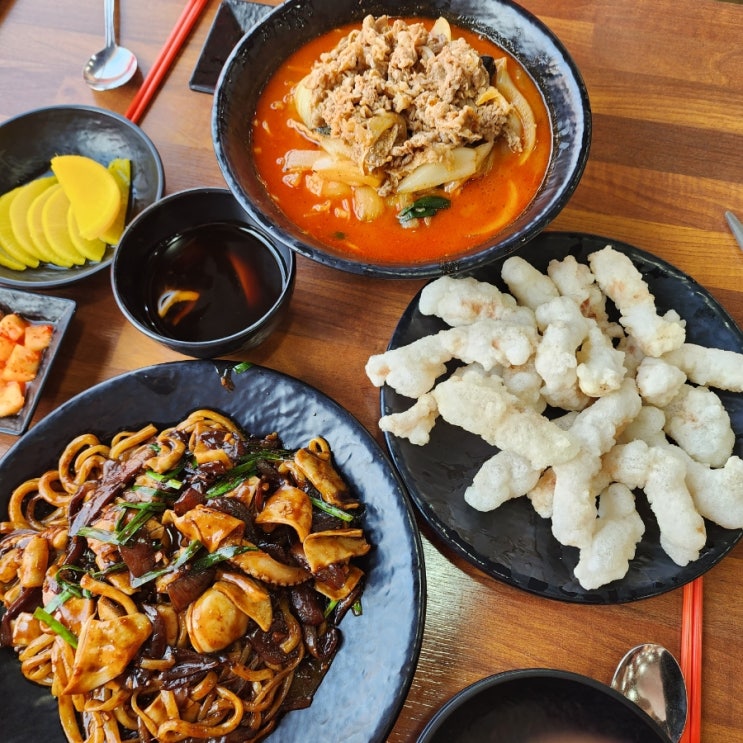  [성남시청 중식당] 야탑역 '고수짬뽕' 차돌짬뽕 1인쟁반짜장 찹쌀탕수육 후기