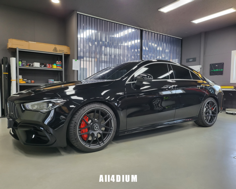 아산 벤츠 CLA45S AMG 크롬죽이기 랩핑의 꽃 / [올포디움 천안아산 본점]