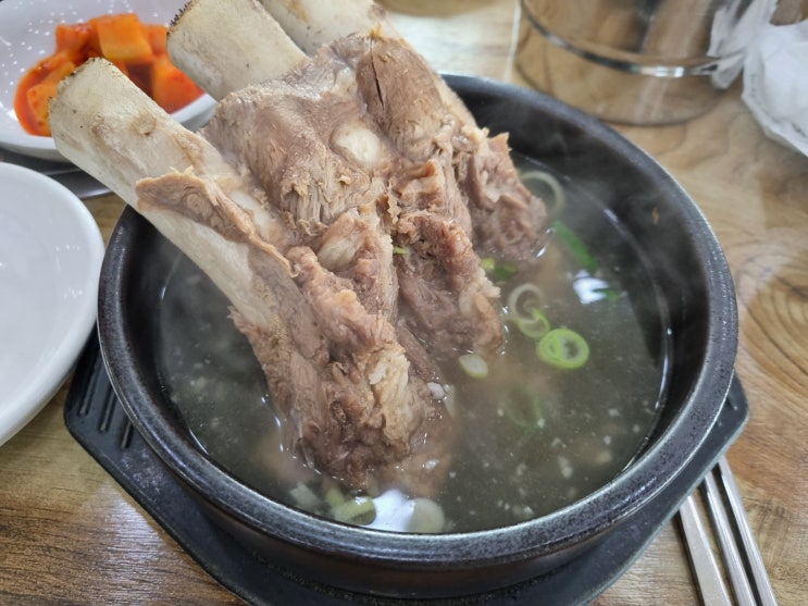  여수공항 가는 길 갈비탕 맛집 율촌 우리식당