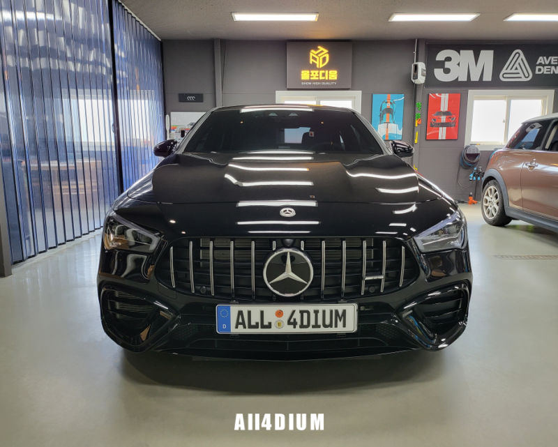 아산 벤츠 CLA45S AMG 크롬죽이기 랩핑의 꽃 / [올포디움 천안아산 본점]