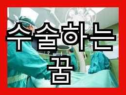 마음 가득한 꿈 수술을 통한 자아 회복