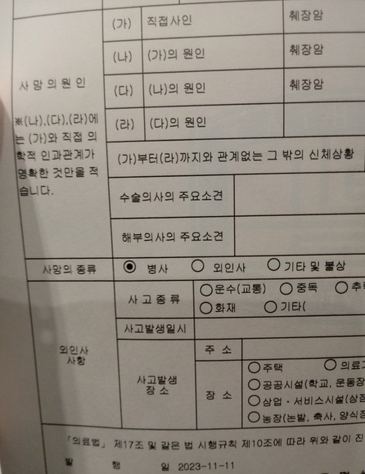  엄마 없는 삶