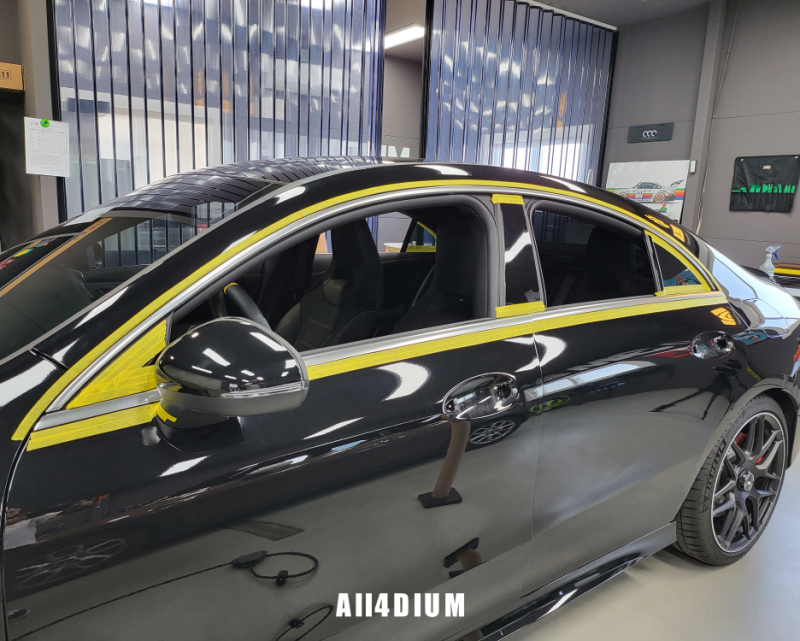 아산 벤츠 CLA45S AMG 크롬죽이기 랩핑의 꽃 / [올포디움 천안아산 본점]