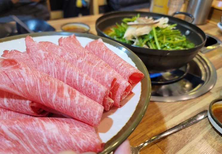  부평 샤브샤브 뽕빨샤브버섯칼국수 볶음밥꼭먹어야 하는집!