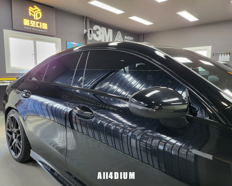 아산 벤츠 CLA45S AMG 크롬죽이기 랩핑의 꽃 / [올포디움 천안아산 본점]