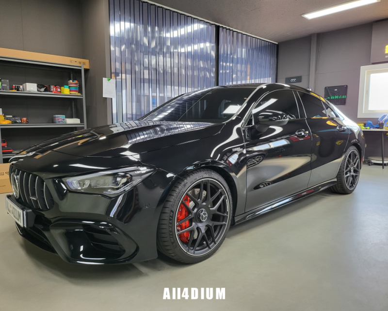 아산 벤츠 CLA45S AMG 크롬죽이기 랩핑의 꽃 / [올포디움 천안아산 본점]