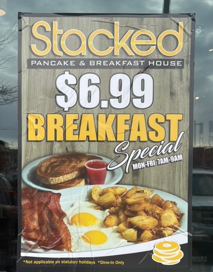  [캘거리] 가성비 브런치 식당 : Stacked. $10이면 충분한 곳
