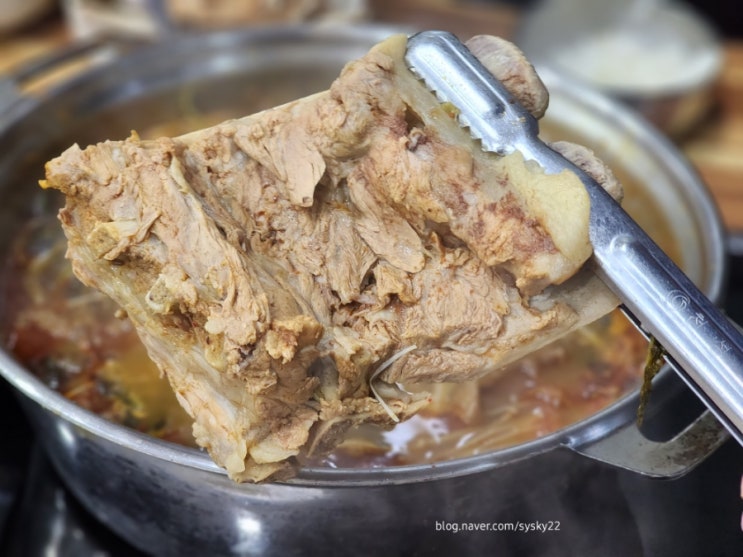  우거지 살코기 푸짐한 저염 행신동감자탕 맛집 만나감자탕