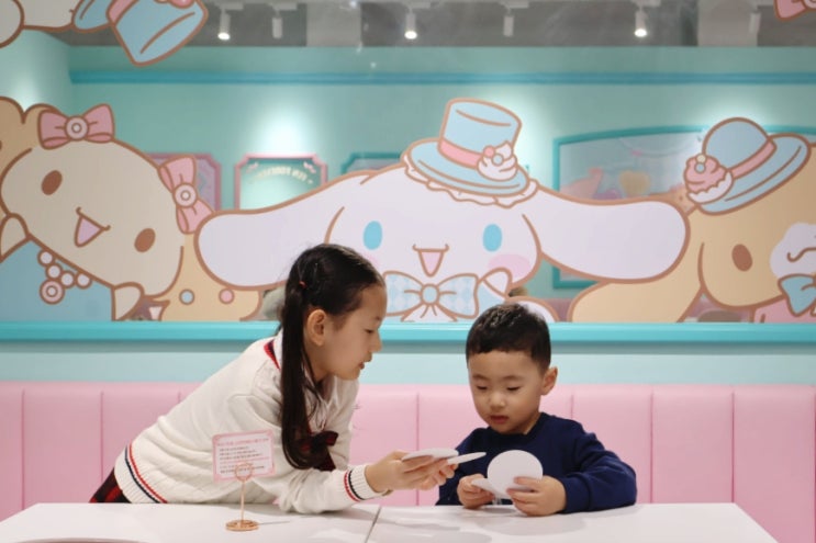  홍대 시나모롤 스위트 카페, 예약 및 대기 없이 바로 입장 가능했던 주말