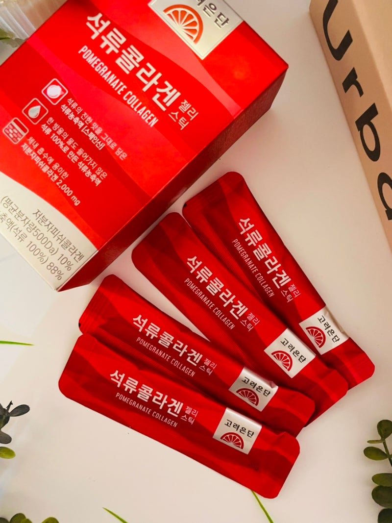 고려은단 석류 콜라겐 젤리스틱 고려은단에서 저분자 콜라겐 있는 거 알고 계시나요??  정말 ....