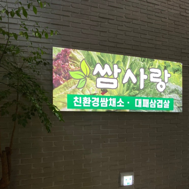  용인 마북동 쌈사랑 가성비 좋은 우렁쌈 대패 삼겹살 고기집