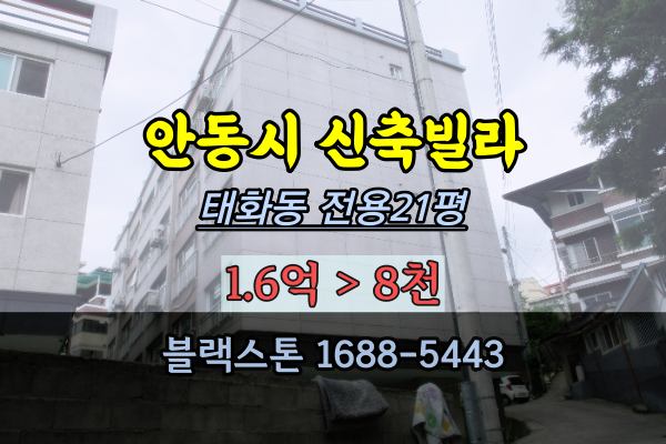  안동시신축빌라 경매 태화동 20평대 2022타경101314