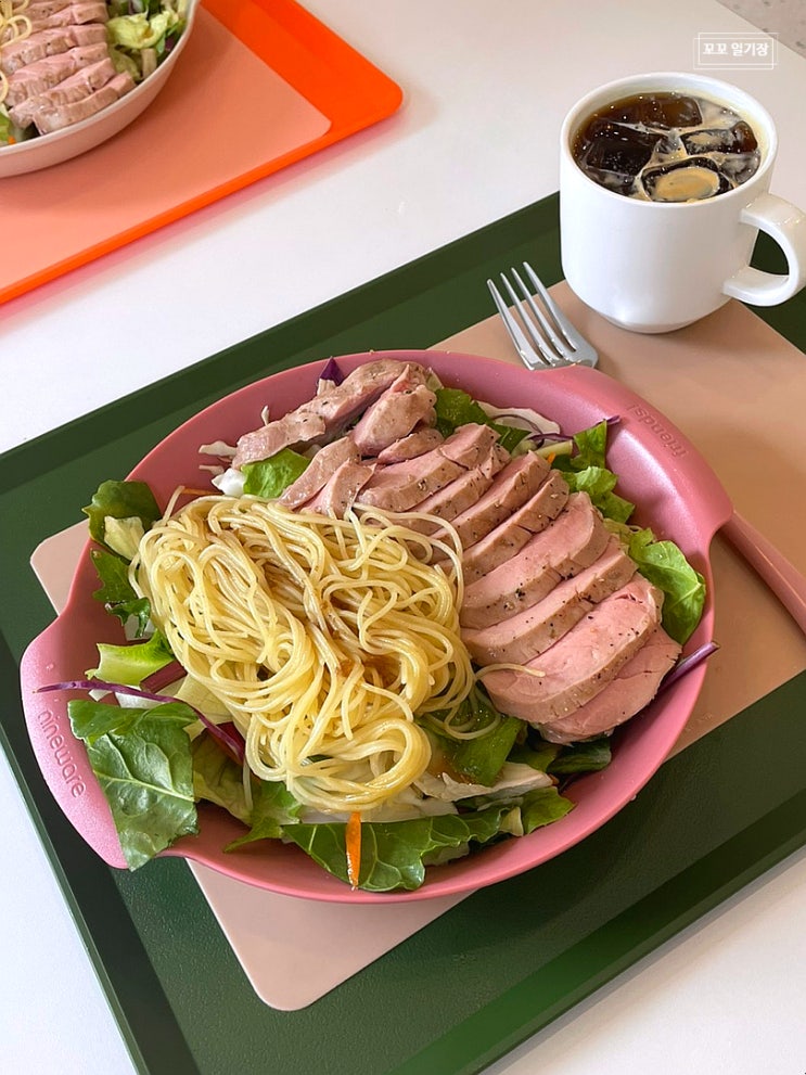  이대 구운 야채 샐러드 파스타 맛집 - 주카