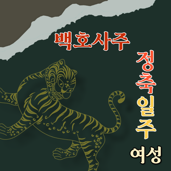  정축일주(丁丑) 여성에 대해 알아봅니다.