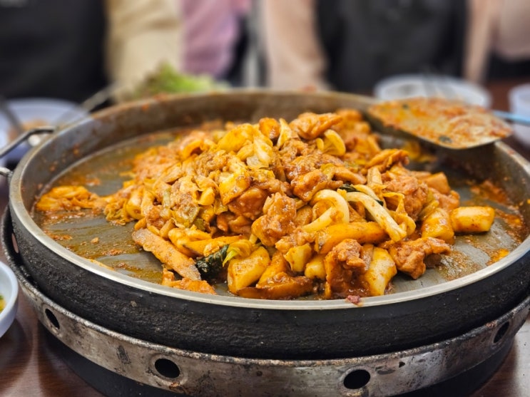  춘천 닭갈비 맛집 내돈내산 닭 자체가 맛있는 통나무집닭갈비