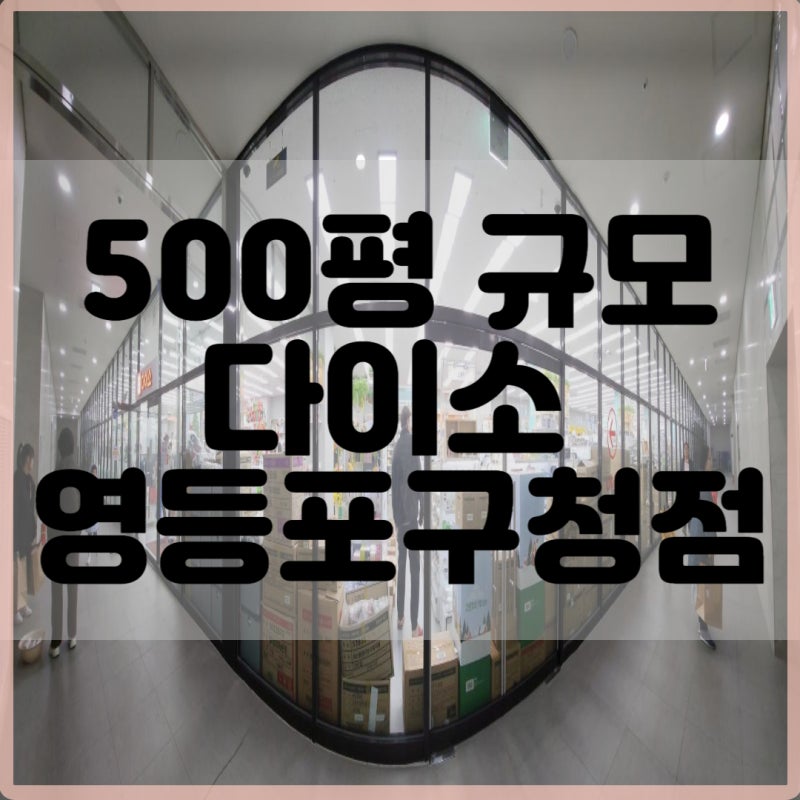 전참시 이국주 다이소 다녀옴. 500평 다이소 영등포구청점 (여기 아님)