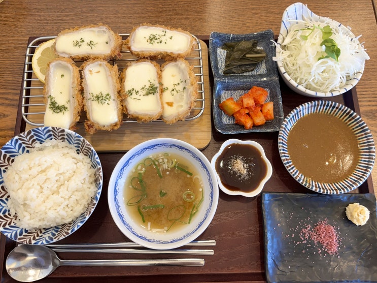 [영등포구청역] 일본식 돈까스 맛있는 곳 치즈카츠 로스카츠 추천 내돈내산 후기 | 순수카츠