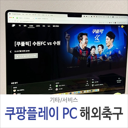 <b>쿠팡플레이 PC버전</b> 사용법 EPL, 분데스리가, 라리가 해외축구... 