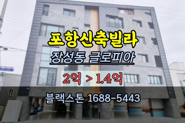  포항신축빌라 경매 북구 장성동 글로피아