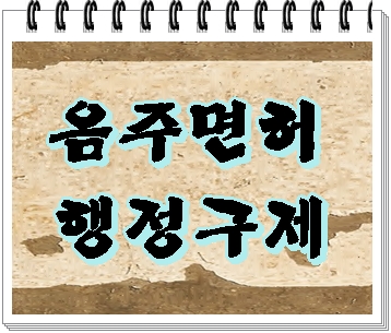  전국 음주운전 면허취소 행정처분 구제