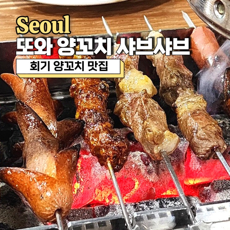  회기 맛집, 맛있고 푸짐한 무한리필 또와 양꼬치 샤브샤브