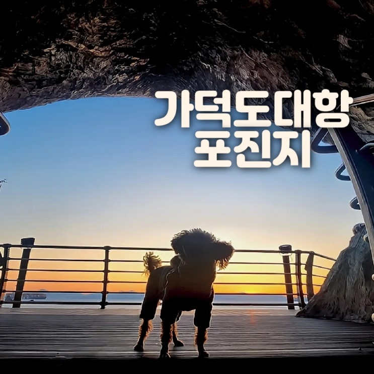  애견동반 가덕도 가볼만한곳 < 대항 포진지 인공동굴 >