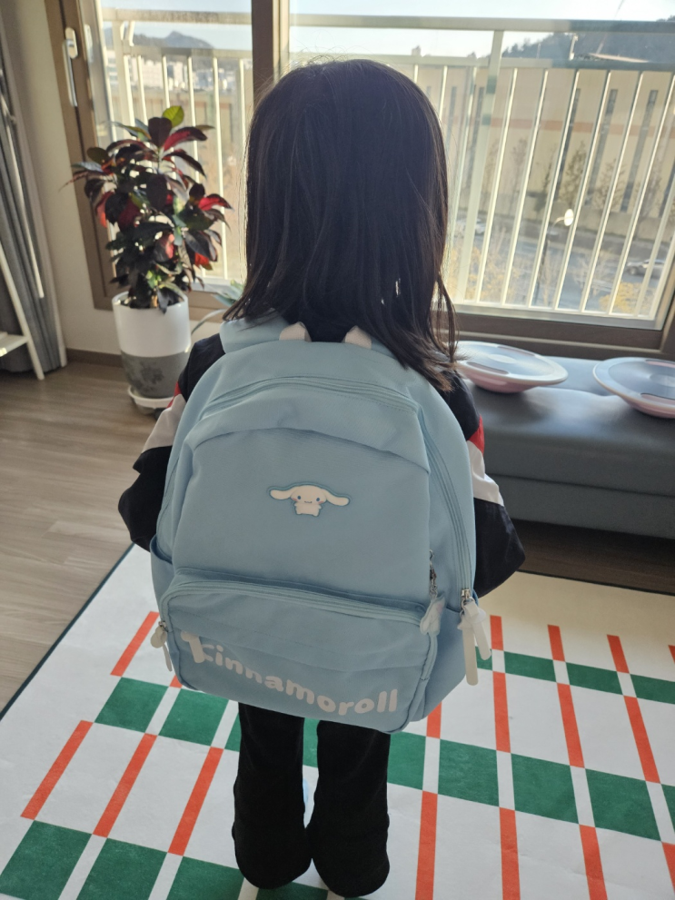 시나모롤 여행가방 겸 초등학교 가방